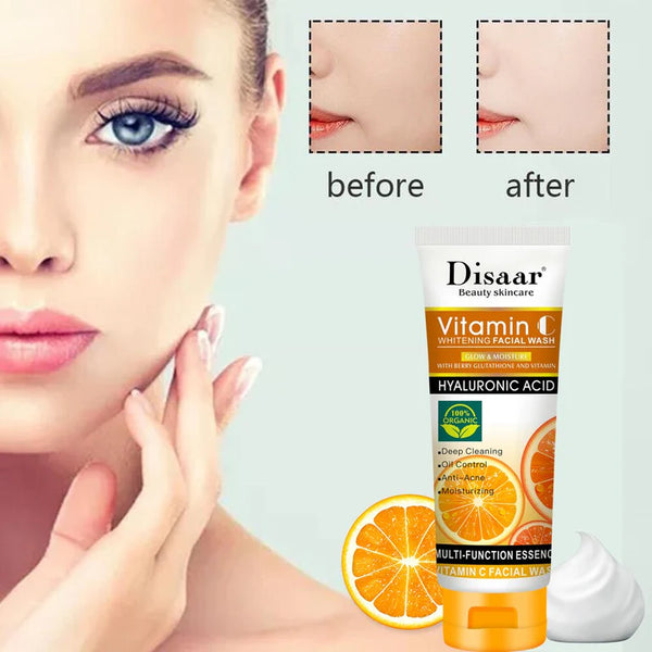 Disaar Vitamin C Whitening Facial Wash 100ml (Large)